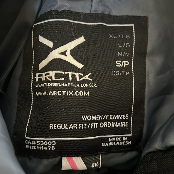 Arctix 5k insulated Women’s regular fit, black ski pants, Size Small, EUC - Picture 11 of 11
